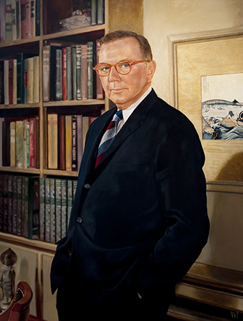 Richard B. Foster Portrait Oil painting portrait of Richard B. Foster