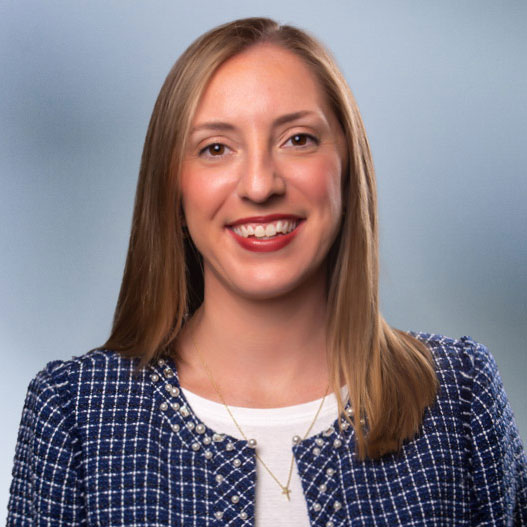 Allison Morris smiles at camera