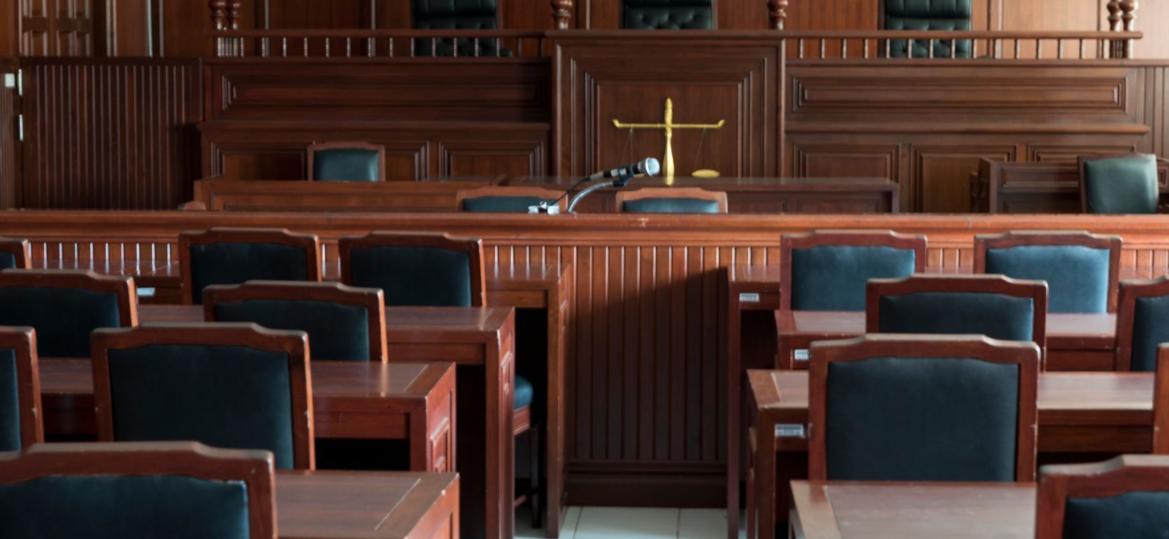 Picture of a court room.