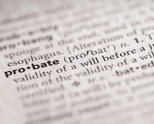 Dictionary Definition Text - Probate
