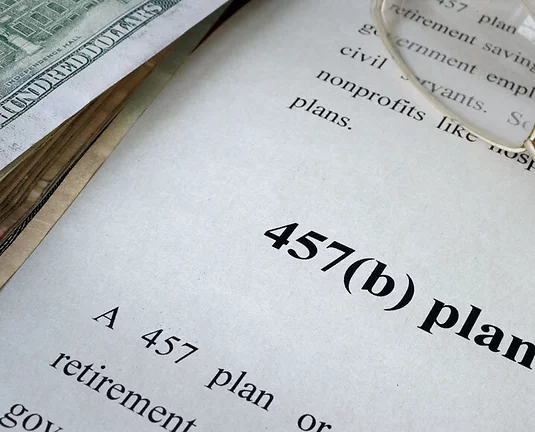 457(b) plan written in a document