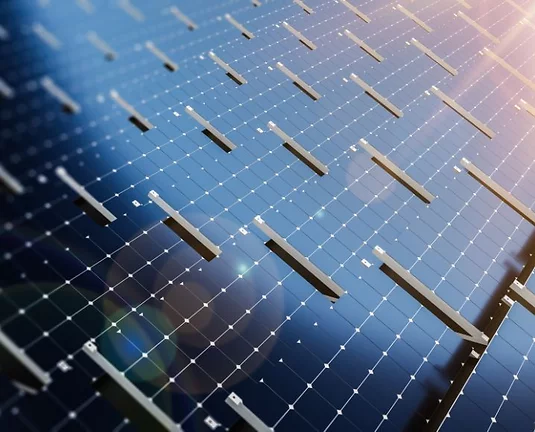 Solar panels.