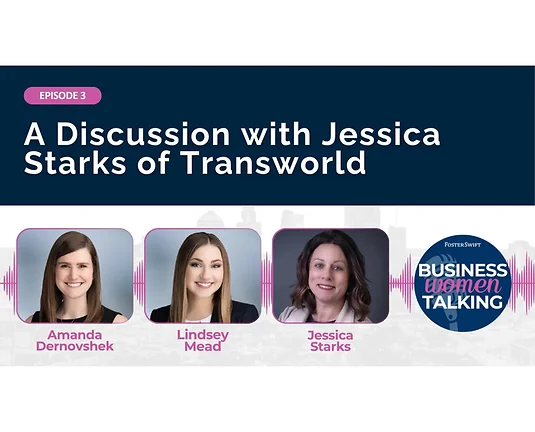 Three women smiling in front of camera with Businesswomen Talking Logo