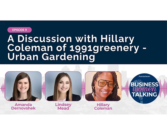 Three women smiling in front of camera with Businesswomen Talking Logo
