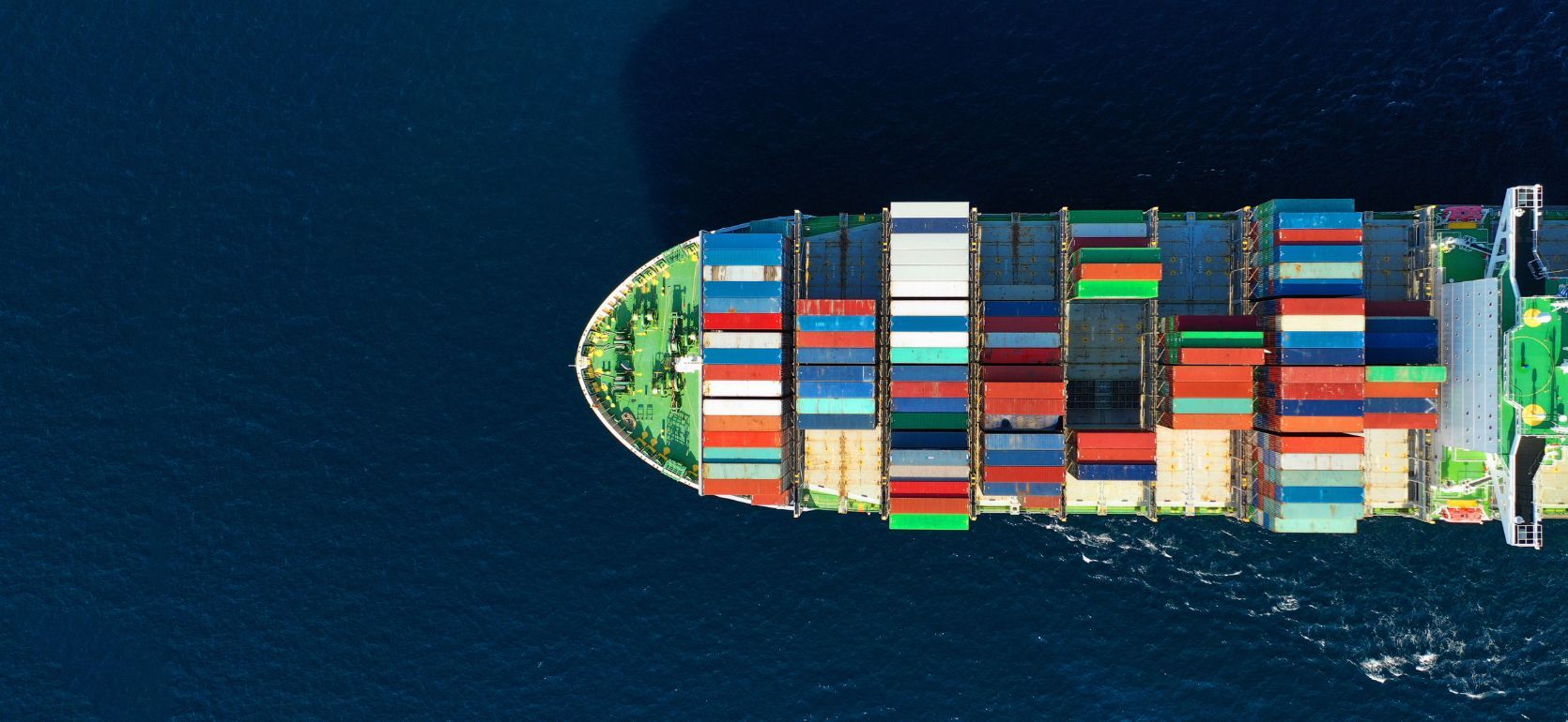 Shipping boat full of containers.