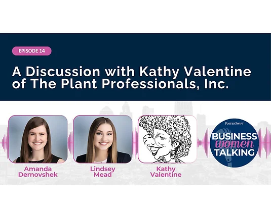 Three women smiling in front of camera with Businesswomen Talking Logo