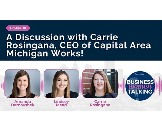 Businesswomen Talking Logo: Carrie Rosingana